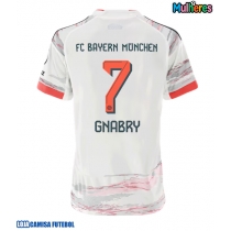 Camisa de Futebol Bayern Munich Serge Gnabry #7 Equipamento Secundário Mulheres 2025-26 Manga Curta